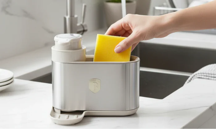Berlinger Haus Soap Dispenser with Sponge Holder