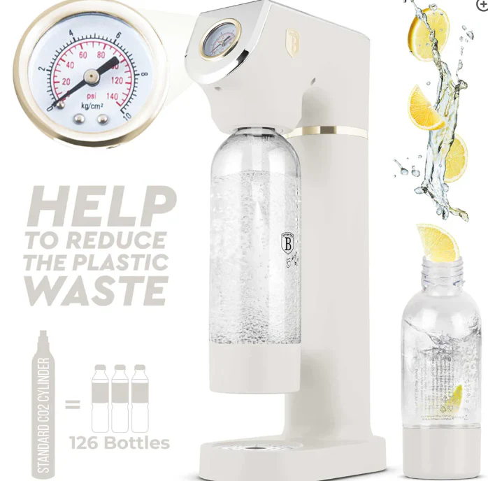 Berlinger Haus Soda Maker with 2 Bottles & Barometer - Image 10