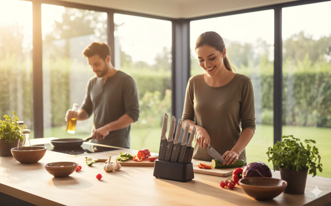 Berlinger Haus 6-Piece Stainless Steel Knife Set - Image 4