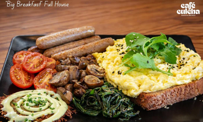 Breakfast Date: Big Breakfast with Coffee & Coffee Buns incl Dessert for 2 at Café Culcha, Sea Point