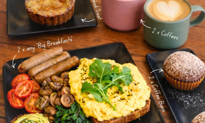 Breakfast Date: Big Breakfast with Coffee & Coffee Buns incl Dessert for 2 at Café Culcha, Sea Point - Image 7