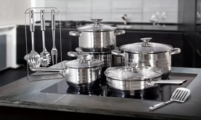 Blaumann 17 Or 27-Piece Stainless Steel Jumbo Cookware Set - Image 3