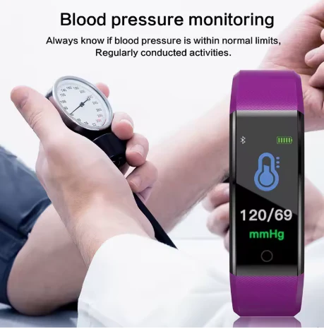 Bluetooth Smart Band Fitness Tracker Watch - Image 5