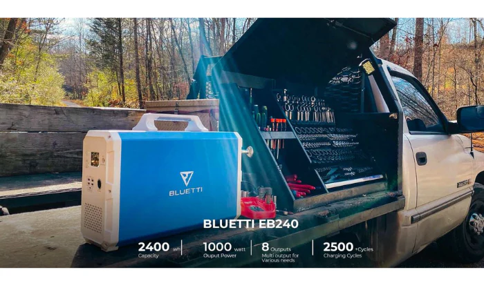Bluetti Portable Power Station LiFePO4 | 1000W 2400WH - EB240 - Image 2
