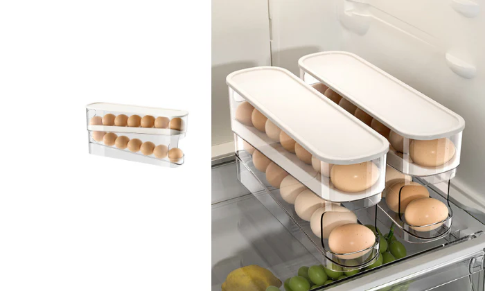 Automatic Rolling Double Layer Egg Holder