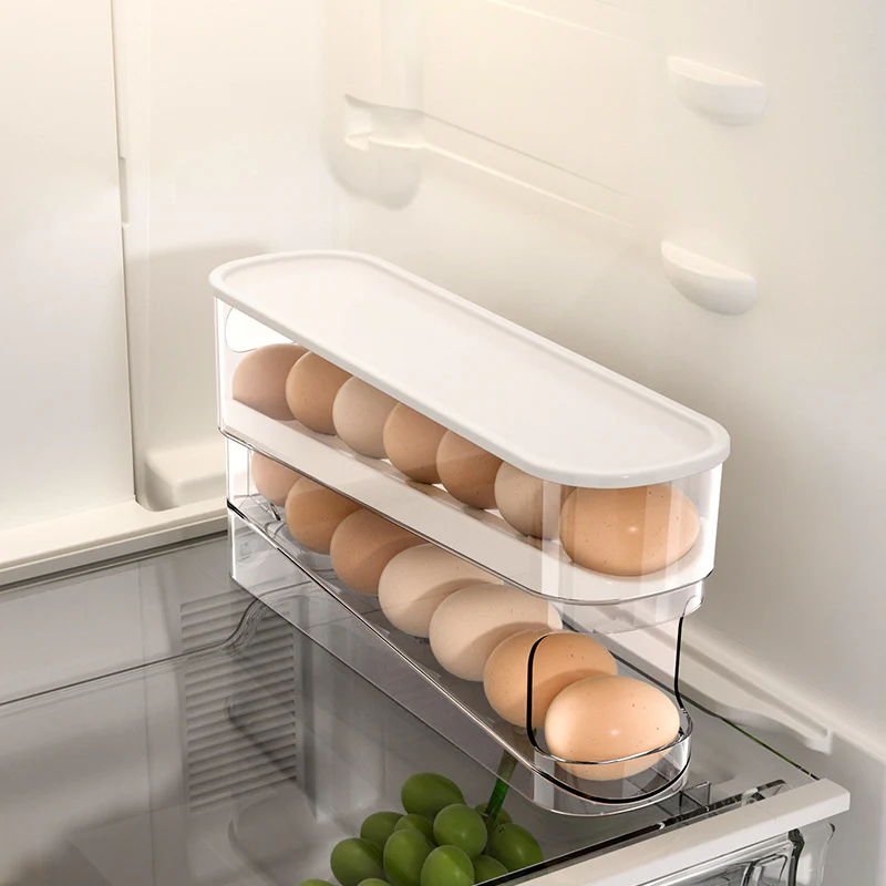 Automatic Rolling Double Layer Egg Holder - Image 5