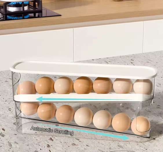 Automatic Rolling Double Layer Egg Holder - Image 6