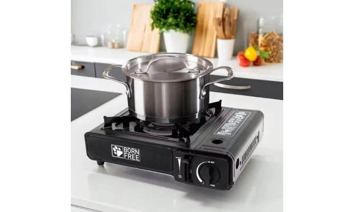 Born Free - Portable Gas Stove / Camping Stove (Works with Gas Cartridges) - Image 2
