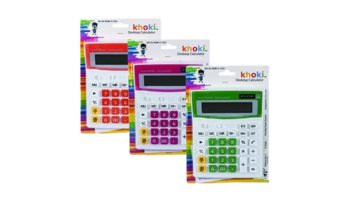 Calculator Electronic Lrg 12 Dig 19X14Cm