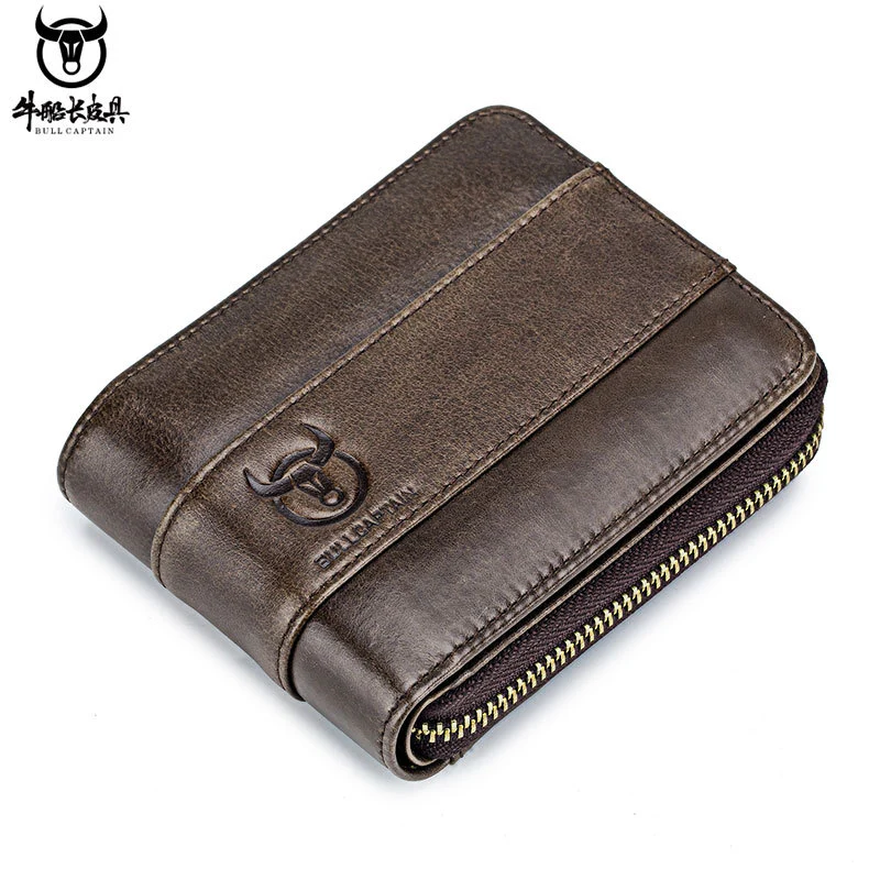 Genuine Top Layer Cowhide Leather Wallet With Gift Box - Image 10