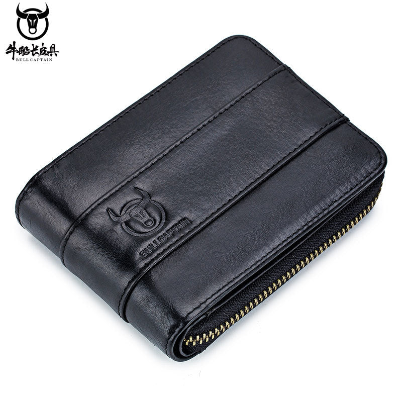 Genuine Top Layer Cowhide Leather Wallet With Gift Box - Image 11
