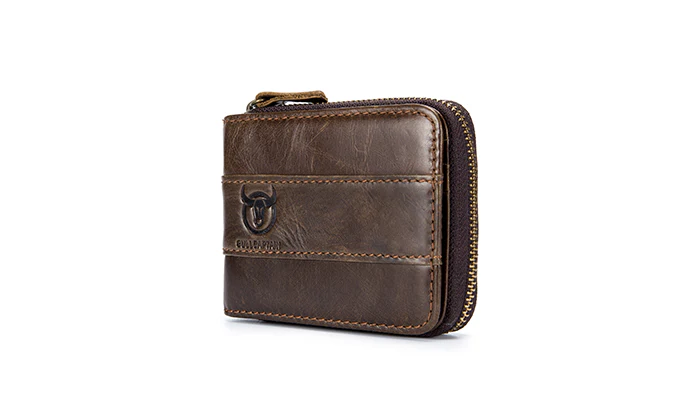 Genuine Top Layer Cowhide Leather Wallet With Gift Box - Image 2