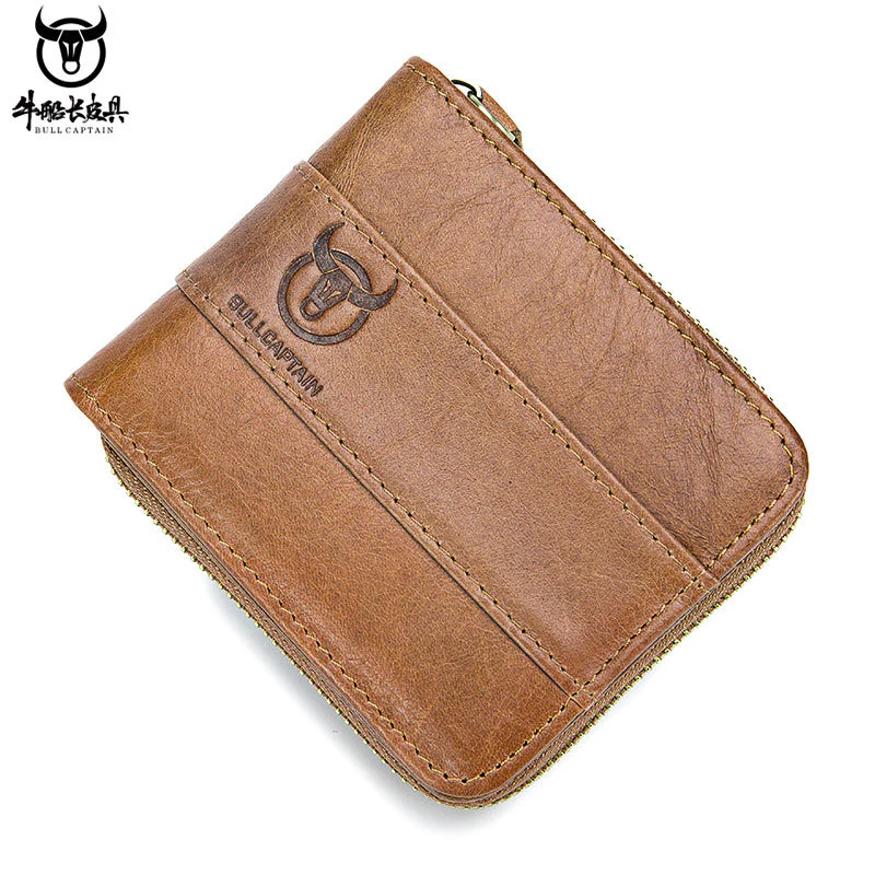 Genuine Top Layer Cowhide Leather Wallet With Gift Box - Image 9