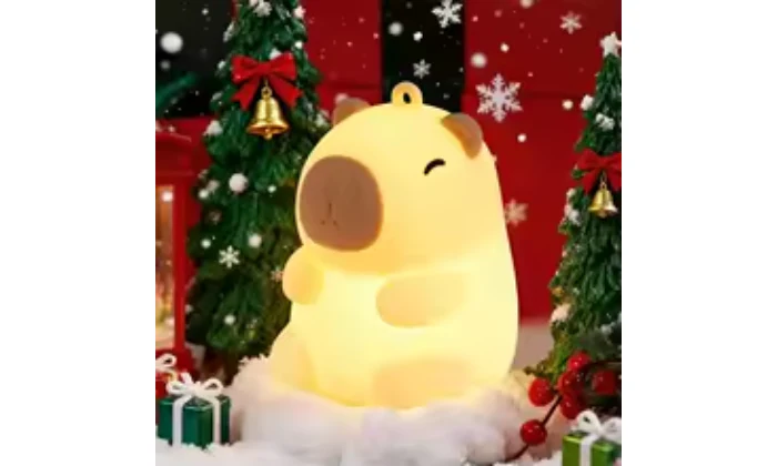 Capybara Cute Night Light, Squishy Lamp - Image 2