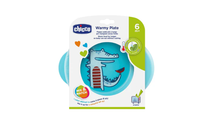 Chicco - Warmy Plate - 6 Months - Blue - Image 2