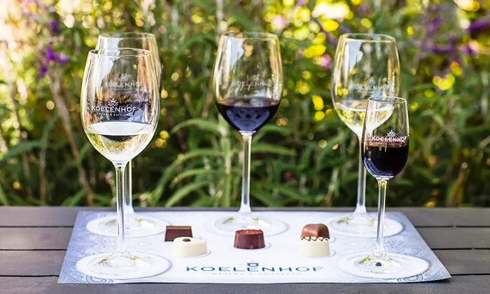 Chocolate & Wine Pairing including a Cellar Tour for 2 - Image 2