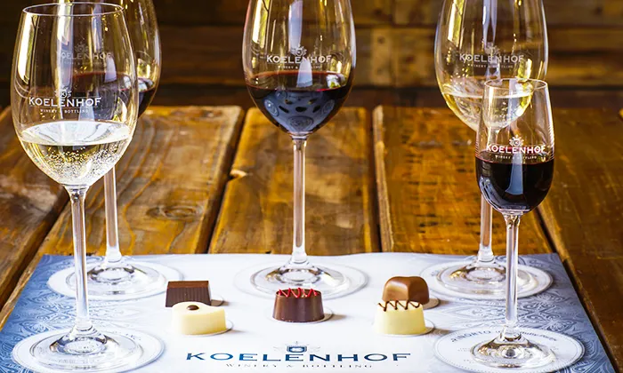 Chocolate & Wine Pairing including a Cellar Tour for 2 - Image 4