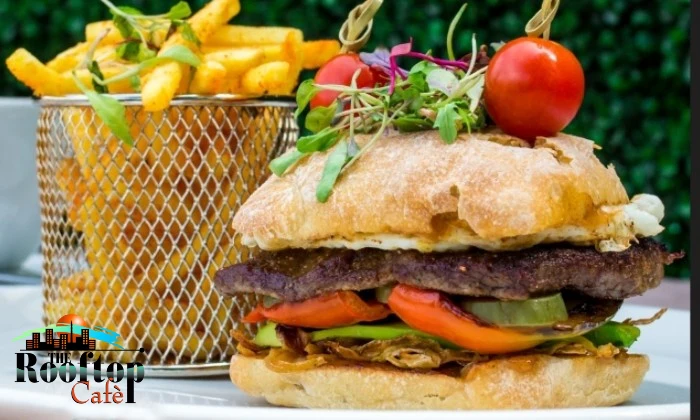 Choice of Burger with Chips for 2
