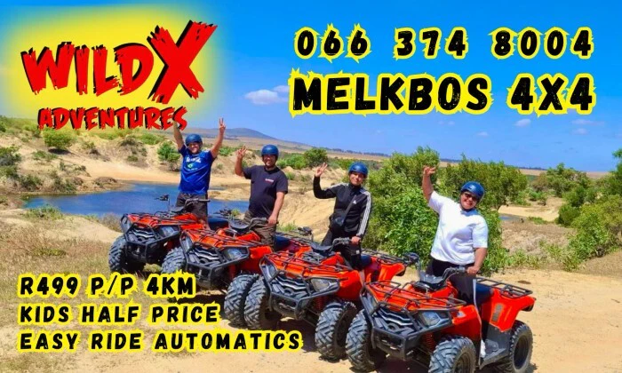 Choose your Guided Quad Bike Ride – WildX Adventures, Melkbos 4x4