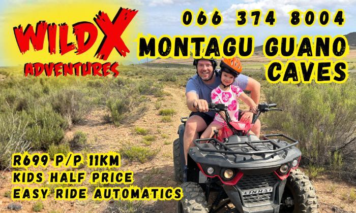 Choose your Guided Quad Bike Ride – WildX Adventures, Montagu Guano Caves - Image 3