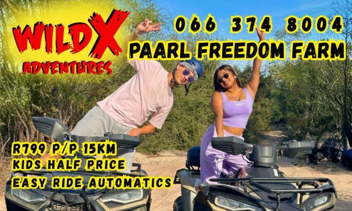 Choose your Guided Quad Bike Ride – WildX Adventures, Paarl Freedom Farm - Image 4