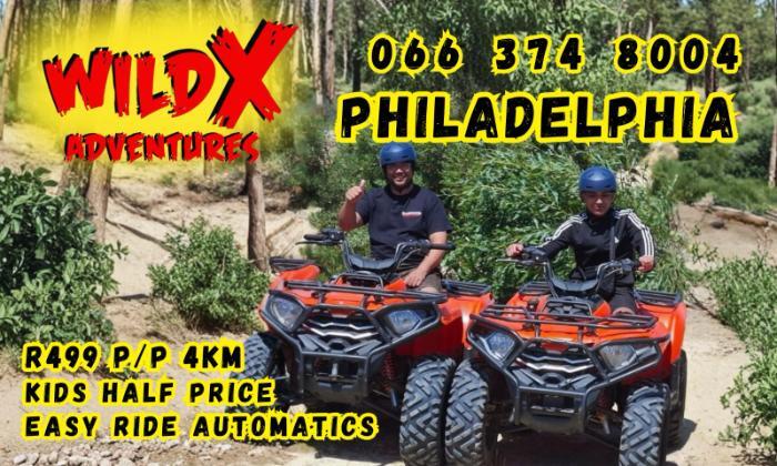 Choose your Guided Quad Bike Ride – WildX Adventures, Philadelphia Cape Farms