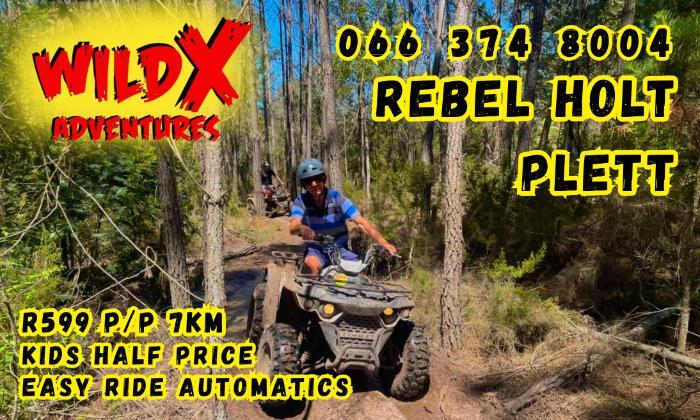 Choose your Guided Quad Bike Ride – WildX Adventures, Rebel Holt Harkerville - Image 2
