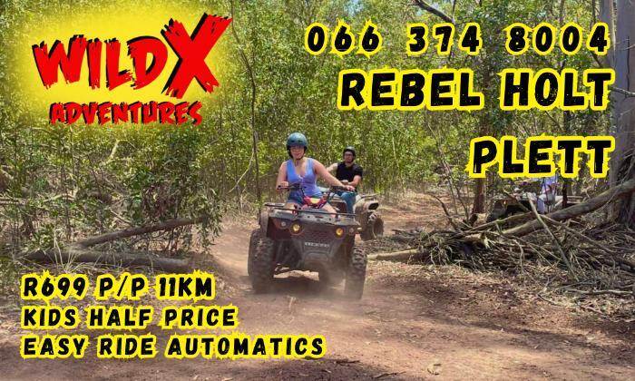Choose your Guided Quad Bike Ride – WildX Adventures, Rebel Holt Harkerville - Image 3