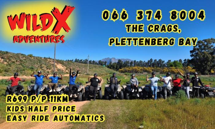 Choose your Guided Quad Bike Ride – WildX Adventures, The Crags in Plettenberg Bay - Image 3