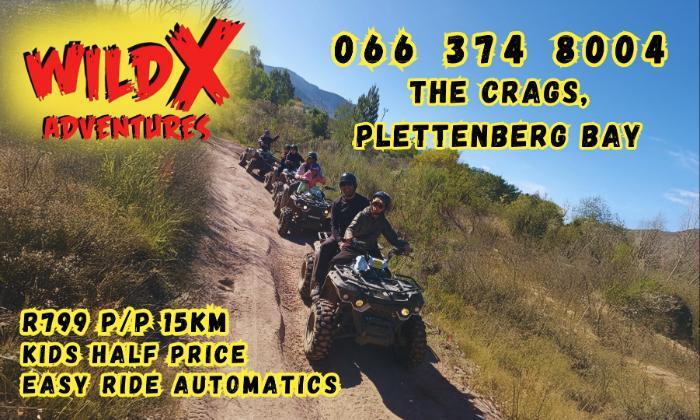 Choose your Guided Quad Bike Ride – WildX Adventures, The Crags in Plettenberg Bay - Image 4