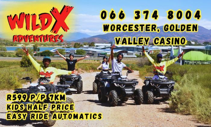 Choose your Guided Quad Bike Ride – WildX Adventures, Worcester @ Golden Valley Casino - Image 2