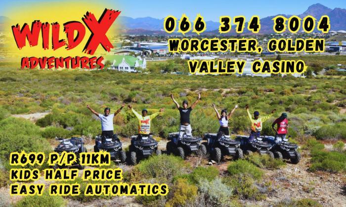 Choose your Guided Quad Bike Ride – WildX Adventures, Worcester @ Golden Valley Casino - Image 3