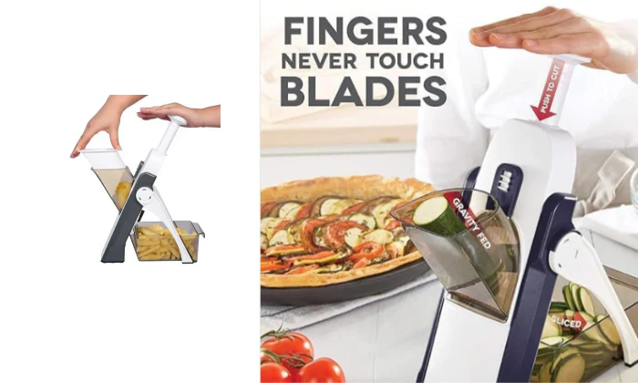ChopCraft Vegetable Cutter - White/Grey - Fine Living - Image 3