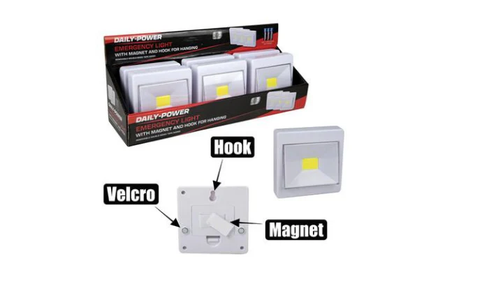COB Emergency Touch Light (Battery Operated, 3 × AAA)