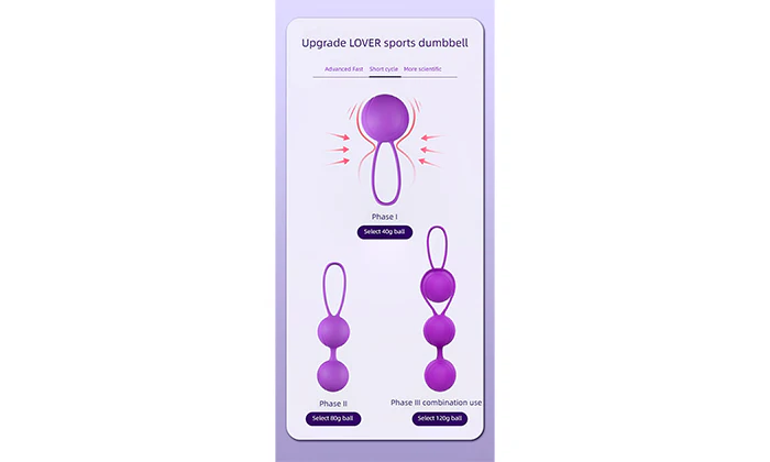 Composite Exercise Weights Kit Kegel Balls Training Set - Image 3