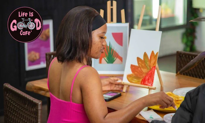 Creative Brush & Brew Session for 4