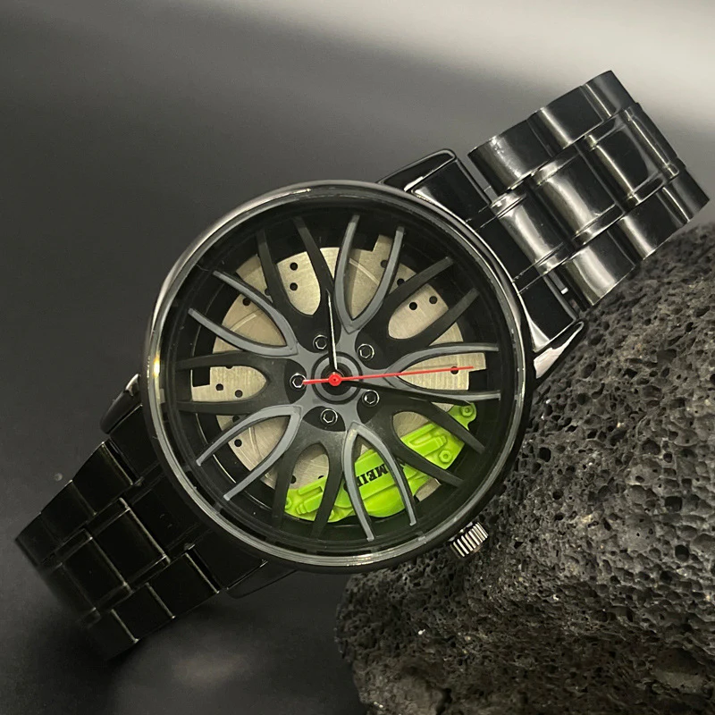 Men’s Car Wheel Design Quartz Wristwatch - Image 11