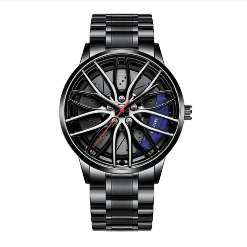Men’s Car Wheel Design Quartz Wristwatch - Image 12