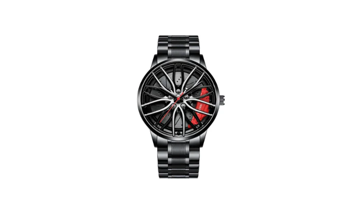 Men’s Car Wheel Design Quartz Wristwatch - Image 2