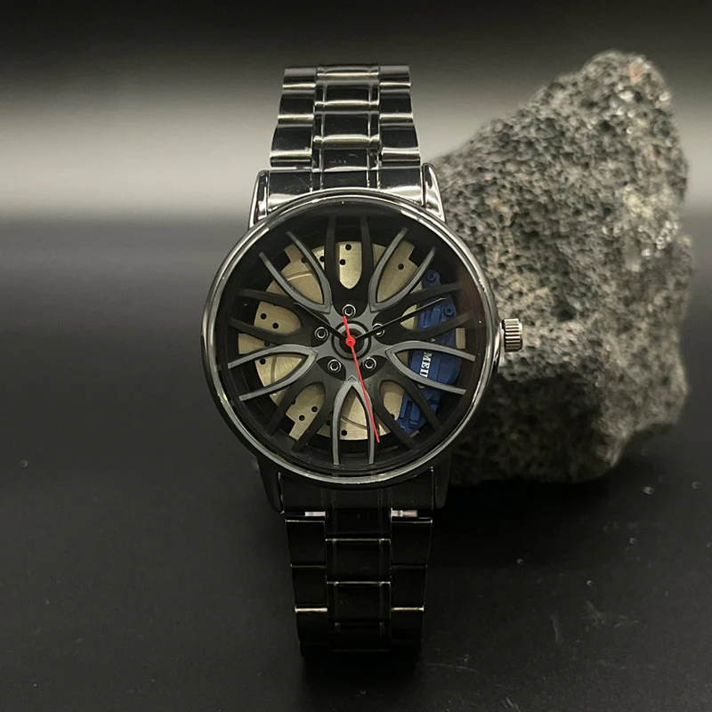Men’s Car Wheel Design Quartz Wristwatch - Image 4
