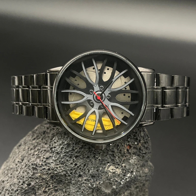 Men’s Car Wheel Design Quartz Wristwatch - Image 5