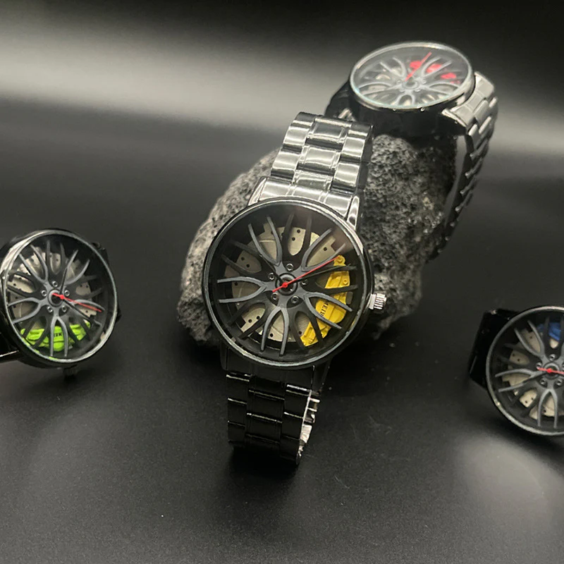 Men’s Car Wheel Design Quartz Wristwatch - Image 6