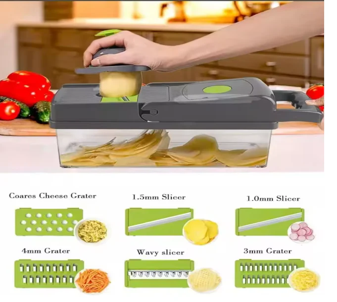 15-Piece Multi-Functional Vegetable Cutter Set - Image 6