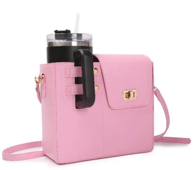 Crossbody Stanley Holder Fashion Bag Including Water Bottle (Generic) - Image 23