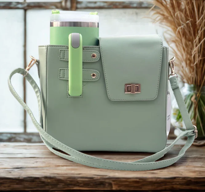Crossbody Stanley Holder Fashion Bag Including Water Bottle (Generic) - Image 28