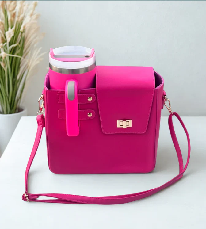 Crossbody Stanley Holder Fashion Bag Including Water Bottle (Generic) - Image 29