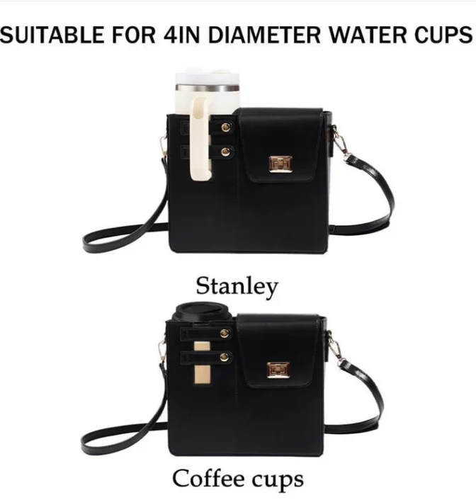 Crossbody Stanley Holder Fashion Bag Including Water Bottle (Generic) - Image 8