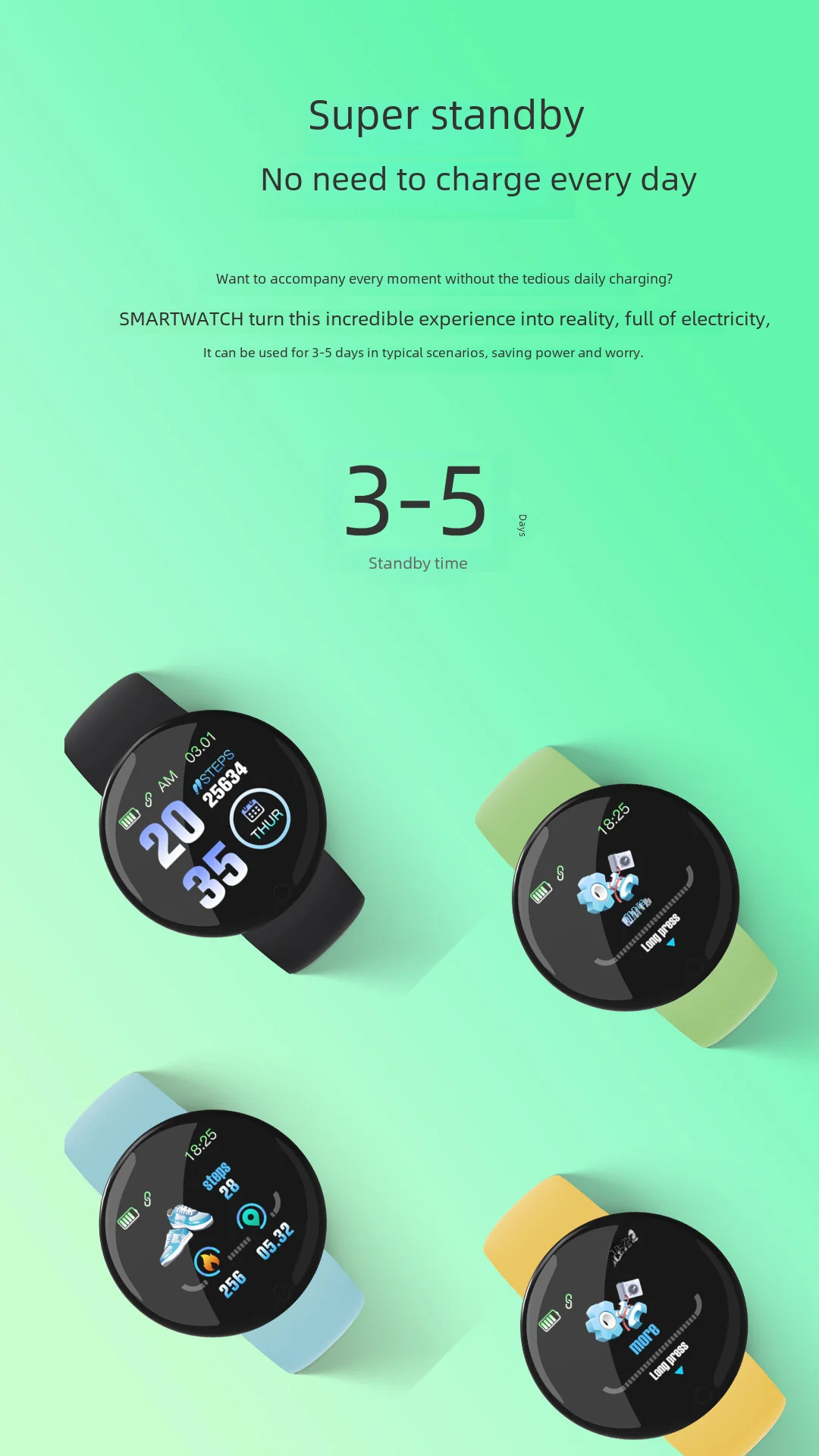 D18 Bluetooth Smart Watch - Image 11