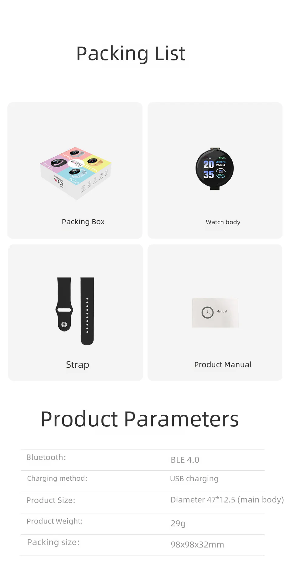 D18 Bluetooth Smart Watch - Image 15