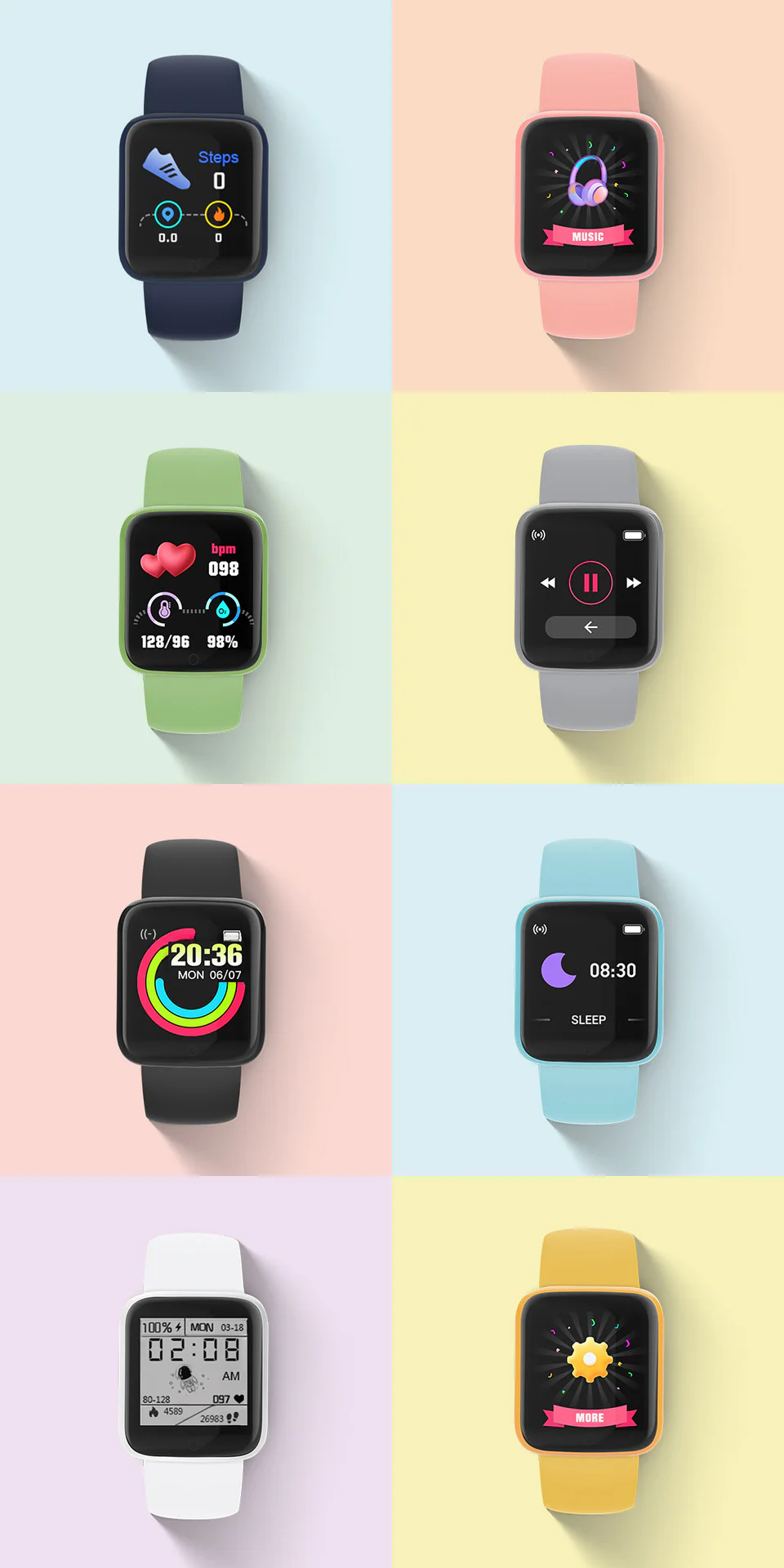 D20 Bluetooth Smart Watch - Image 17